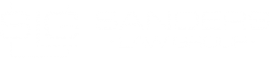 Sanders Law Group logo in white
